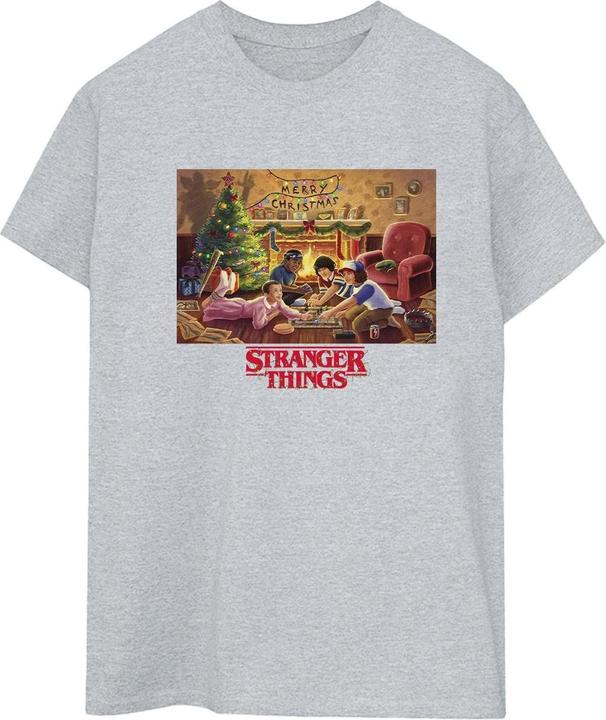 Netflix Stranger Things Christmas Gathering TShirt (M)