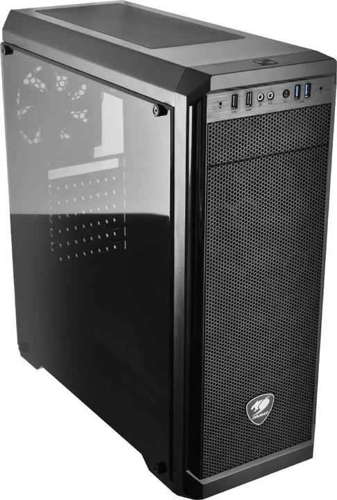 Actual product image Cougar MX330-G Tempered Glass Midi Tower (ATX, mATX, Mini-ITX)