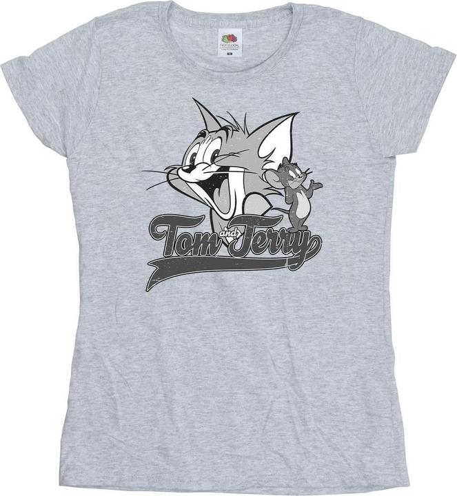Tom & Jerry Greyscale Square TShirt (S)