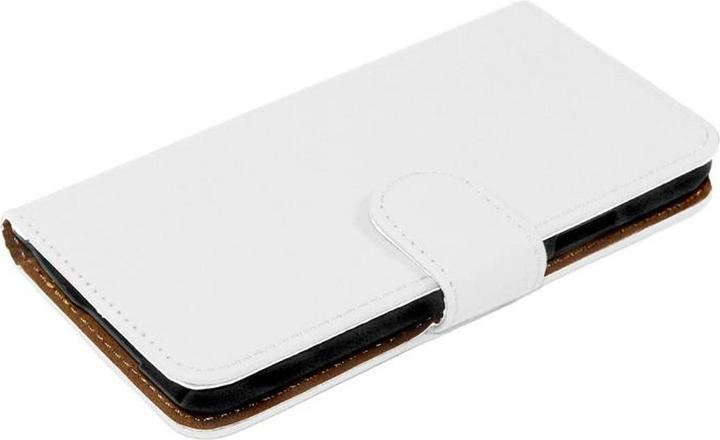 Produktbild König Design Schutzhülle Handytasche (Flip Quer) für Handy Apple iPhone 5 / 5s Weiss (Apple iPhone 5)
