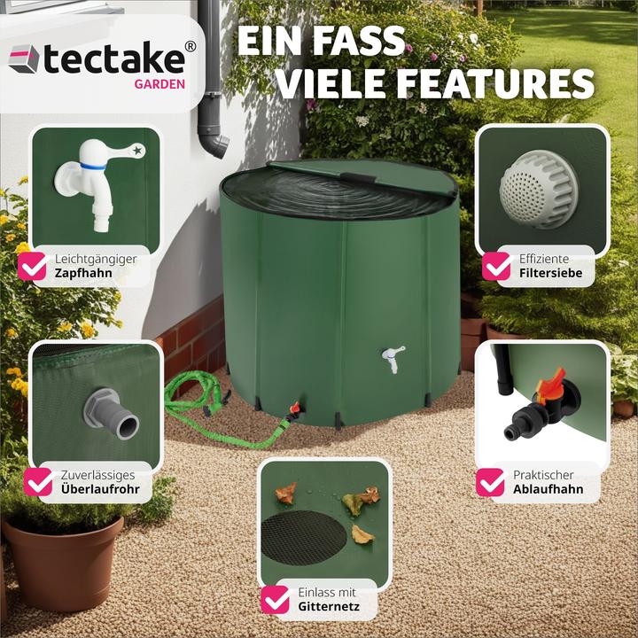 Produktbild tectake Regenwassertank (750 l)