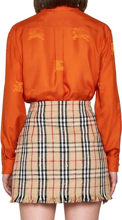 Actual product image Burberry Vintage Pattern Mini Skirt (38)