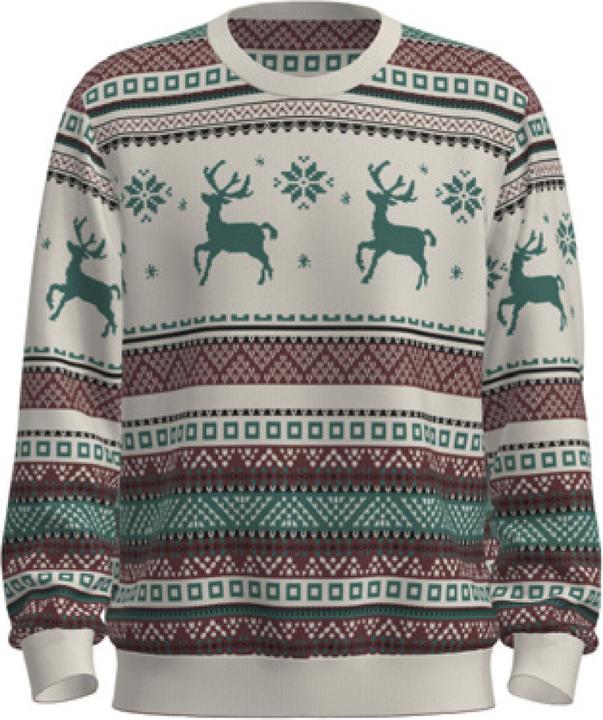 Actual product image Jack & Jones Jjxmas Snowball Knit Crew Neck (L)