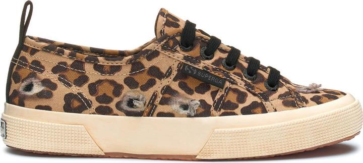 Actual product image Superga Womens/Ladies 2750 Leopard Print Trainers (36)