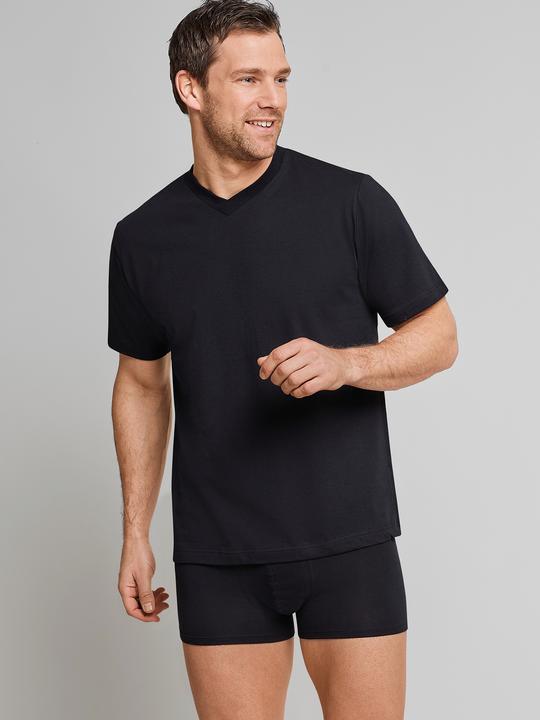 Immagine prodotto Schiesser Confezione da 2 camicie American da uomo con scollo a V, 100% cotone (S)