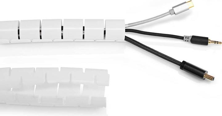 Produktbild Nedis Kabelmanagement Hülse 2.00 m 1 Stück max. Kabeldicke: 32 mm PE Weiss (Kabeldurchlass, 200 cm)