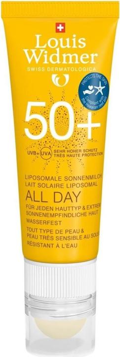 Immagine prodotto Louis Widmer Profumo All Day 50 + Lèvres UV (Crema solare viso, SPF 50+, 25 ml, 38 g)