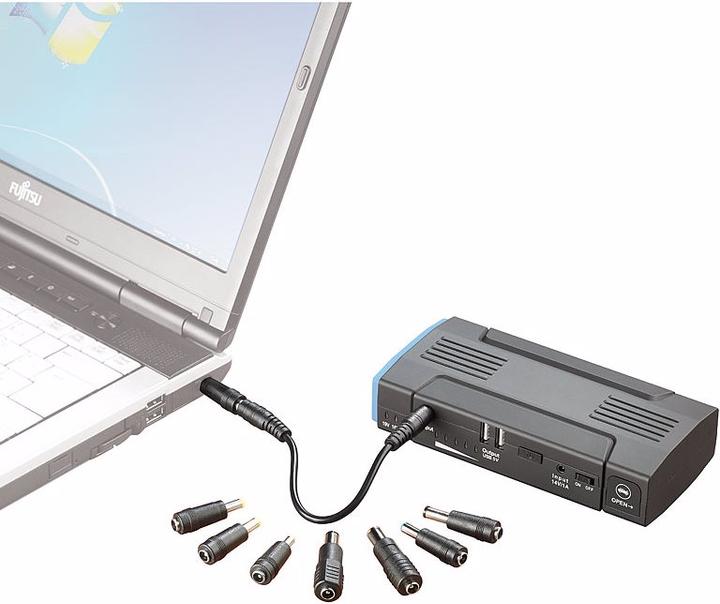 Produktbild Revolt Notebook-Powerbank mit Kfz-Starthilfe (12000 mAh, 177600 Wh)