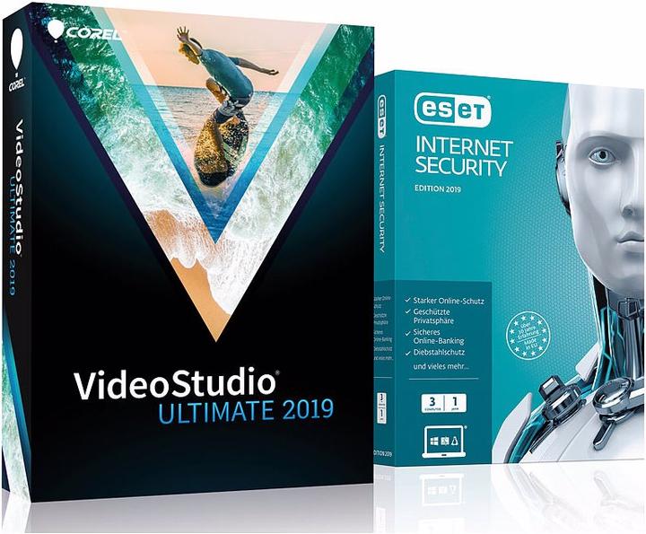 Produktbild Corel VideoStudio Ultimate 2019 (inklusive ESET Internet Security) (1 User, 12 Monate)
