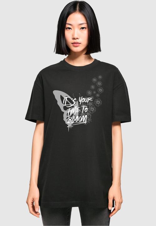 Actual product image Merchcode Ladies It's Your Time To Bloom Oversized Boyfriend Tee - 118375 (XL)
