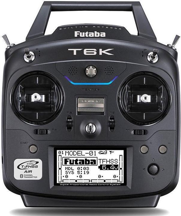 Actual product image Futaba T6K-R3006SB-2.4G Mode 1 without battery / charger