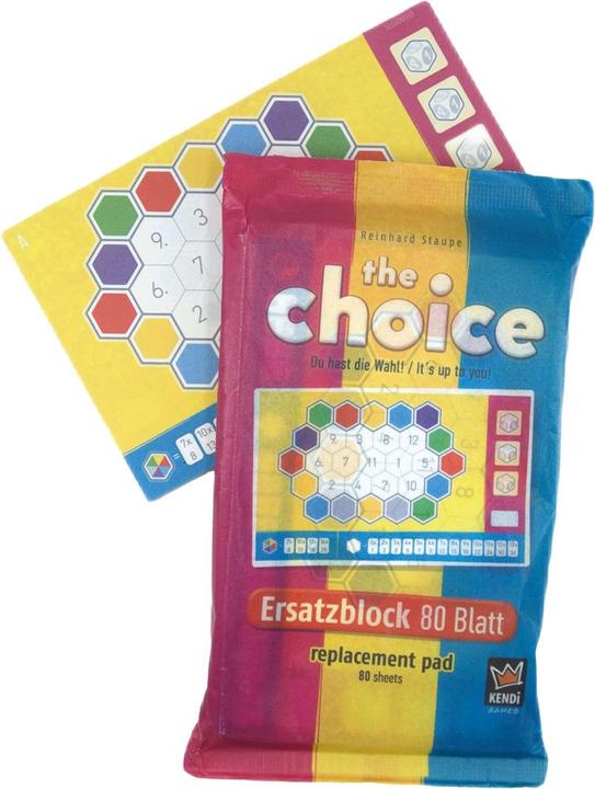 Kendi Games The Choice Ersatzblock (Deutsch, Französisch, Englisch, Italienisch)