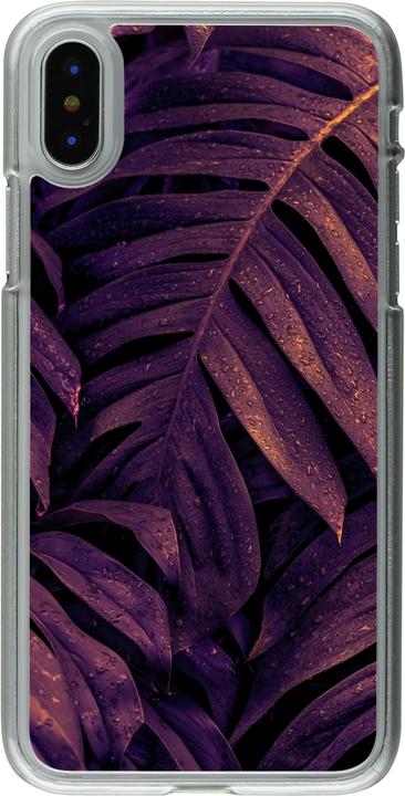 Produktbild PhoneLook Hülle transparent Purple Light Leaves (Apple iPhone X, Apple iPhone XS)