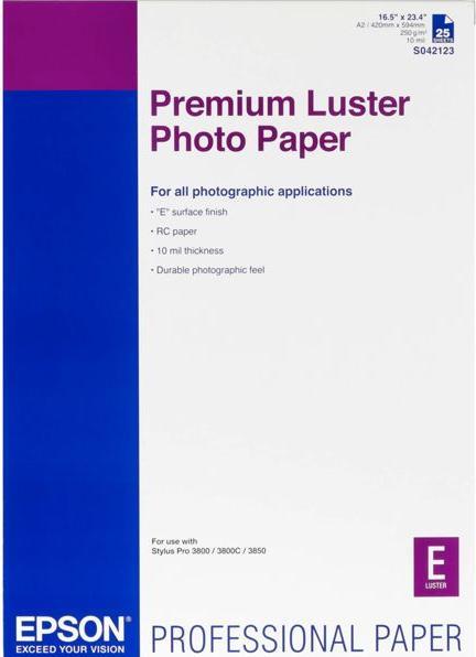 Immagine prodotto Epson Carta fotografica Premium Luster (260 g/m², A2, 25 x)