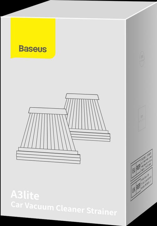 Produktbild Baseus A3lite Car vacuum Cleaner strainer2PCSWhite