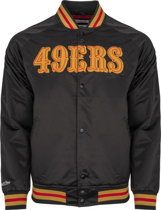 Mitchell & Ness M&N Lightweight Satin Jacke - San Francisco 49ers - M (M)