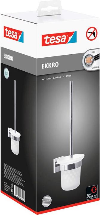 Actual product image tesa EKKRO WC brush set incl. adhesive solution without drilling