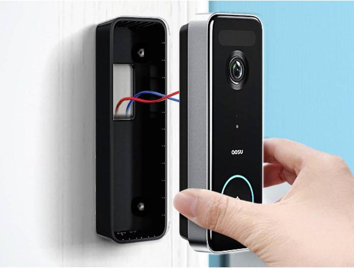 Image du produit Aosu V8P Video-Türsprechanlage WLAN Komplett-Set 1 Stück Grau, Weiss (WiFi)