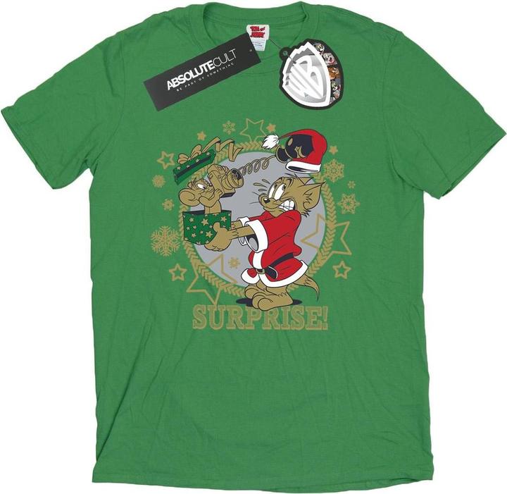 Tom & Jerry Christmas Surprise TShirt (XXL)