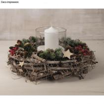 Produktbild Rayher Weidenkranz weiss gewischt 40cm