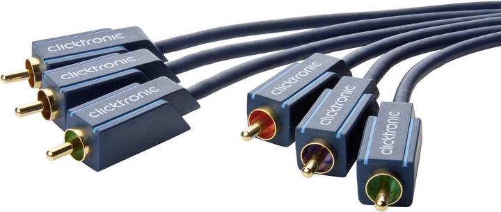 Actual product image clicktronic 3x Cinch (RCA) — 3x Cinch (RCA) (3 m)