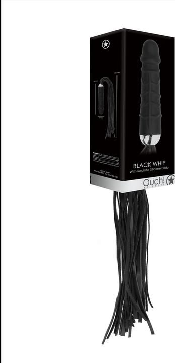 Produktbild Ouch! Black Whip with Realistic Silicone Dildo