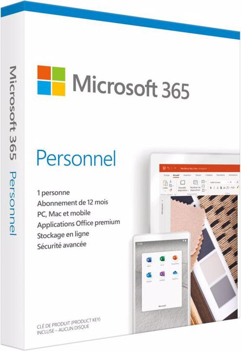 Microsoft 365 Personnel (1 Utilisateur, 12 mois)