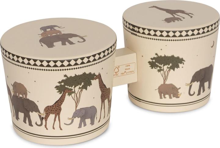 Actual product image Konges Slojd Bongo drums safari