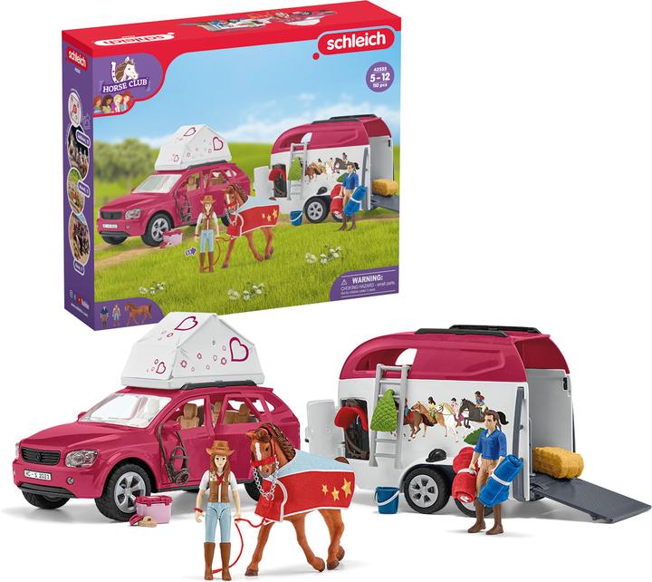 Produktbild Schleich Abenteuer mit Auto und Pferdeanhänger