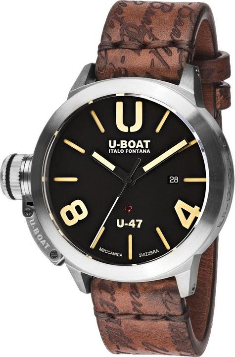 Produktbild U-Boat 8105 Classico U-47 Automatik schwarz 47mm 100M (Taucheruhr, 47 mm)