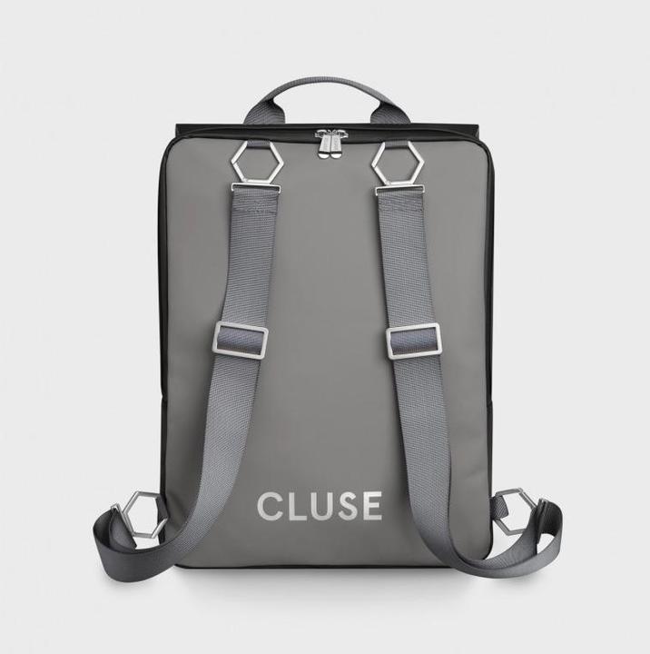 Immagine prodotto Cluse Zaino Le Réversible, Colore Nero Grigio, Argento (9.60 l)
