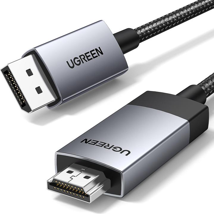 Productafbeelding Ugreen DisplayPort – HDMI (2 m, DisplayPort, HDMI)