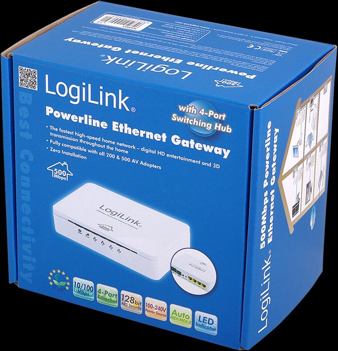 Actual product image LogiLink Homeplug Ethernet Gateway (500 Mbit/s)