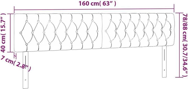 Produktbild VidaXL Mathew (160 x 7 x 88 cm)