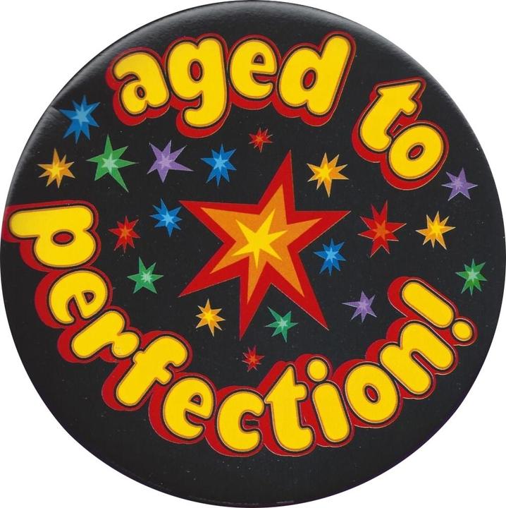 Produktbild Generic Aged To Perfection Geburtstagsabzeichen