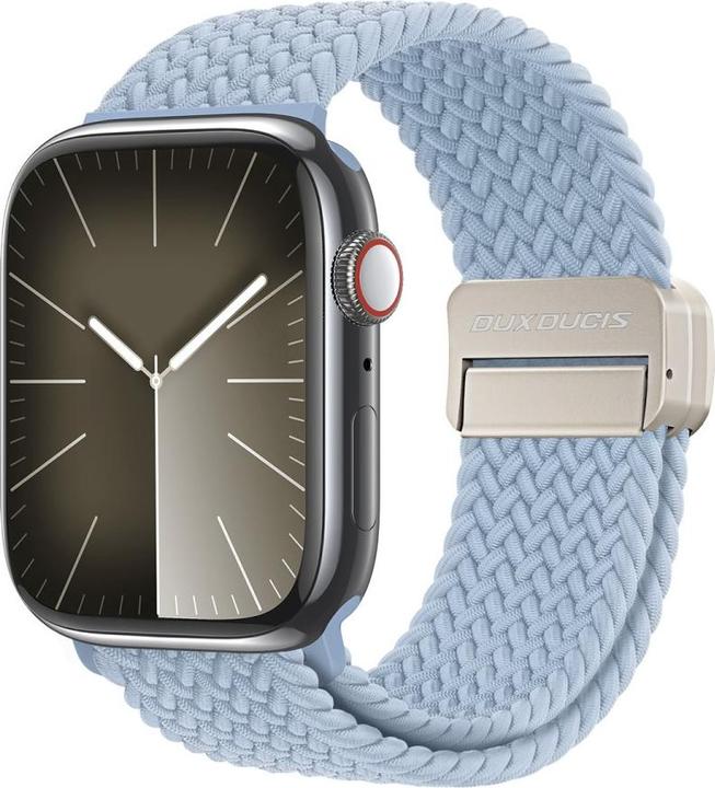 Dux Ducis Mixture Pro Bracelet Apple Watch 42mm/44mm/45mm/49mm - Bleu clair (45 mm, 44 mm, 42 mm, 49 mm, Nylon)