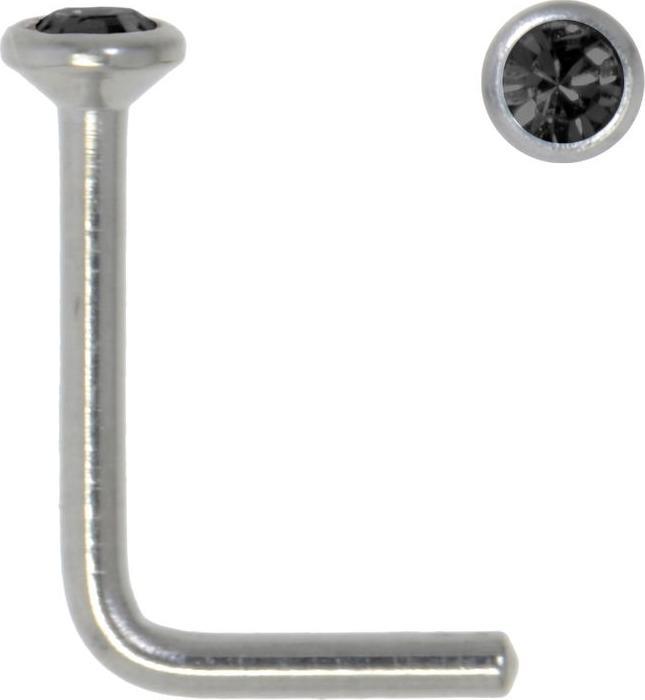 Bijouteria Nasenpiercing (Edelstahl, Kristall)