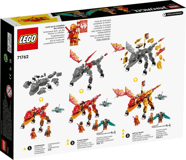 Actual product image LEGO Kai's Fire Dragon EVO (71762, LEGO Ninjago)