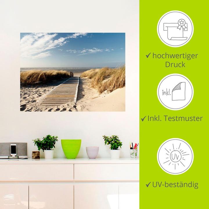 Produktbild Artland Nordseestrand auf Langeoog - Steg T5RM (40 x 30 cm)