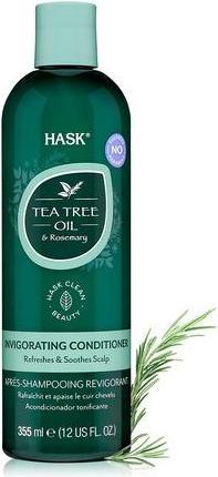 Actual product image Hask Tea Tree Oil & Rosemary Conditioner Soothing Scalp Care 355ml (355 ml)