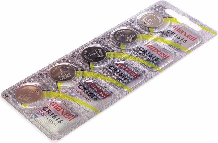 Produktbild Maxell Knopfzelle CR1616 (5 Stk., CR1616, 55 mAh)
