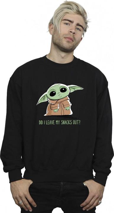 Produktbild Star Wars The Mandalorian Grogu Snacks Meme Sweatshirt (XL)
