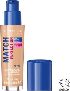 Actual product image Rimmel London Match Perfection 81 Fair Ivory 30ml (D9AE95)