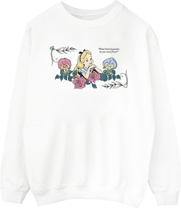 Disney Alice In Wonderland What Kind Of Garden Sweatshirt