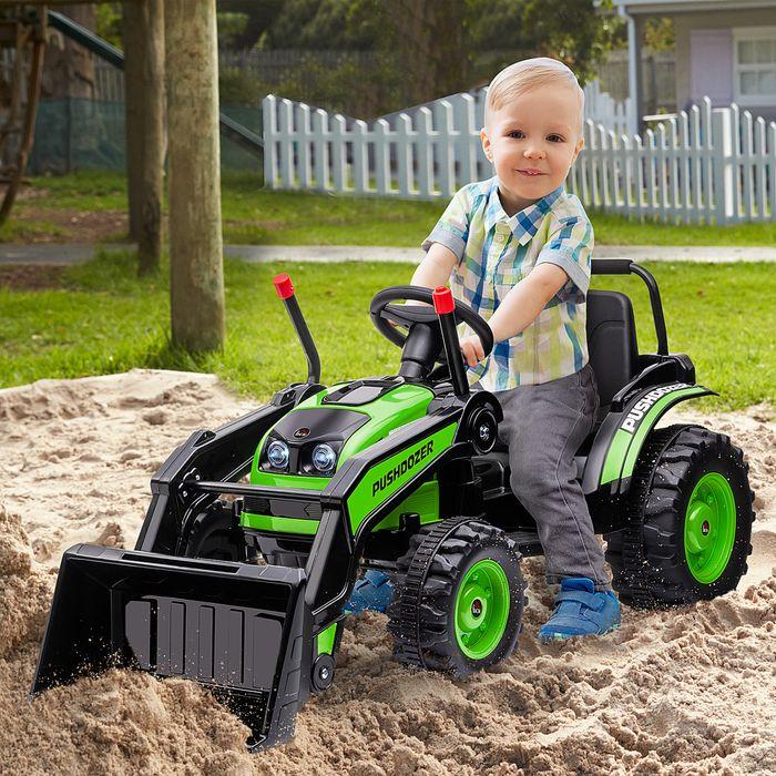 Produktbild Swisshandel24 Kinder Elektrobagger Sitzbagger für Kinder Aufsitzbagger Geländewagen traktor elektrisch zum Fahren