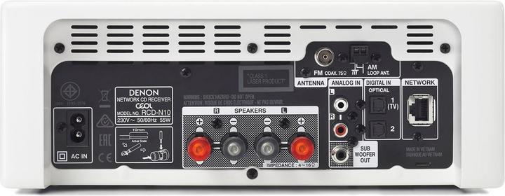 Produktbild Denon CEOL N10 (CD Player, WLAN, Bluetooth, Multiroom, Airplay, Spotify Connect, 2x 65 W)