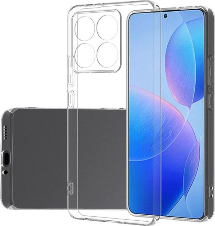Cover-Discount Xiaomi 14T - Silicone rubber case transparent (Xiaomi 14T)
