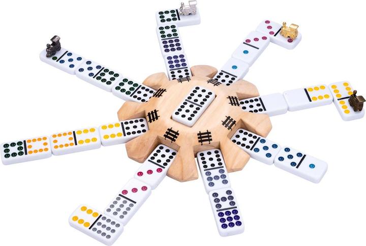 Actual product image Weible Domino Mexican Trains D12 Deluxe