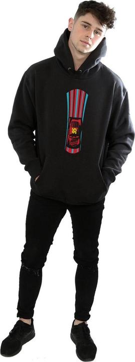 Immagine prodotto Disney Cars Lightning McQueen Stripes Felpa con Cappuccio Uomo (S)