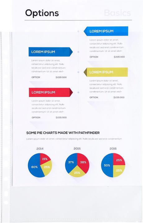 Actual product image Exacompta Brochure pockets (A4, 1 x)